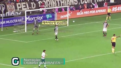 Pedrinho abre o placar para o Corinthians na Arena