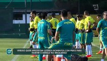 Palmeiras faz últimos treinos antes de enfrentar o Inter