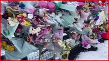 Tributes left for teenager at scene of Sunderland collision