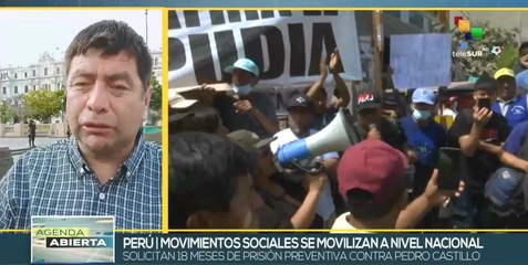 Pueblo de Perú convoca a movilización nacional