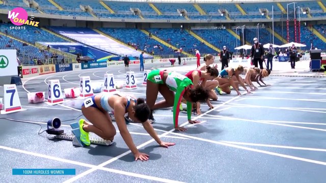 Women's 100m Hurdles Final European Athletics Team Championships - Silesia 2021