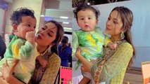 Shehnaaz Gill ने Bharti के बेटे Gola को अपनी kisses से किया परेशनज़ Cute & Adorable Video viral!