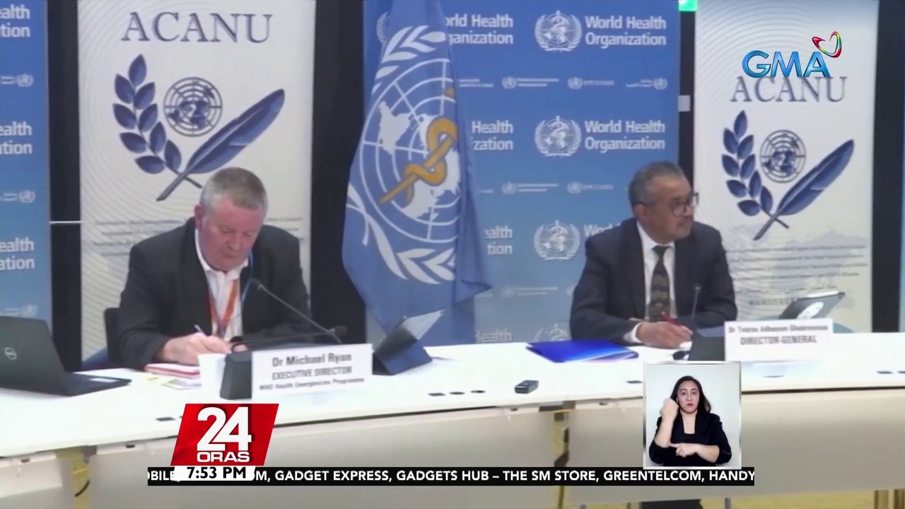 Critera para alisin ang deklarasyong "Global Health Emergency" ang Covid-19, pag-uusapan sa Enero | 24 Oras