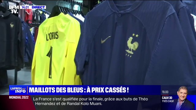 Maillots des Bleus: pas encore d'effet finale dans ce magasin de sports du Var
