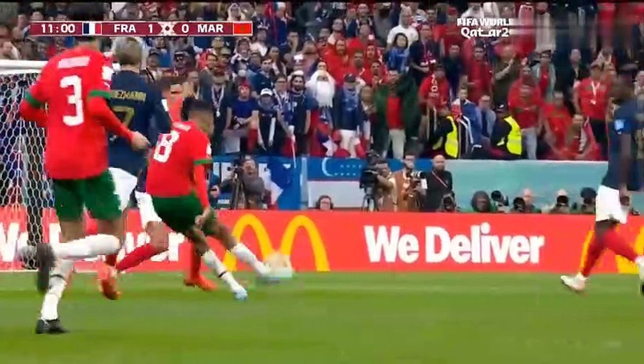 اهداف فرنسا والمغرب 2-0 _ ملخص مباراة فرنسا وال...