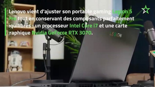 Test PC portable gaming Lenovo Legion 5 Pro 16IAH7H : il est prêt à en découdre