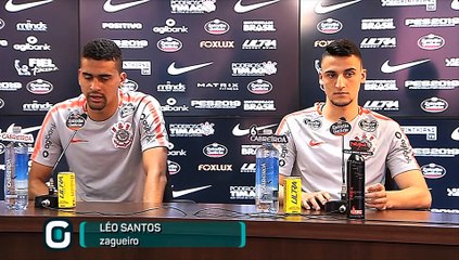 Veja entrevista de Léo Santos e Mantuan no Corinthians