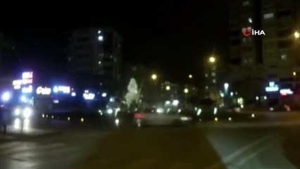 Drift atan sürücü ehliyetsiz çıktı