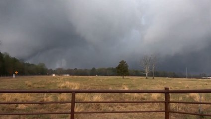 Ominous skies loom over Louisiana as tornados kill at least three