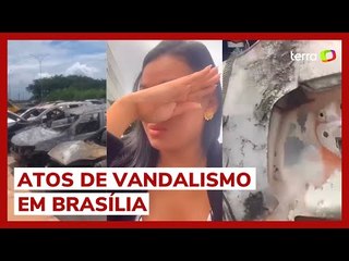 Tải video: Mulher faz vaquinha para bancar prejuízo de carro incendiado por vândalos em Brasília