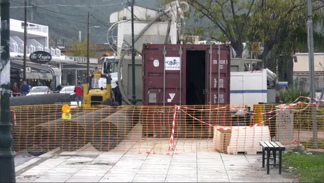 Καμένα Βούρλα: Έργα αντικατάστασης του κεντρικού αγωγού αποχέτευσης