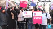 Reino Unido vive una huelga de enfermeras sin precedentes