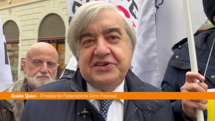 Sanità, medici in piazza a Roma. Quici "Il Governo dia un segnale"