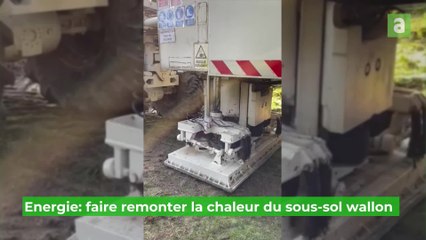 Energie: faire remonter la chaleur du sous-sol wallon