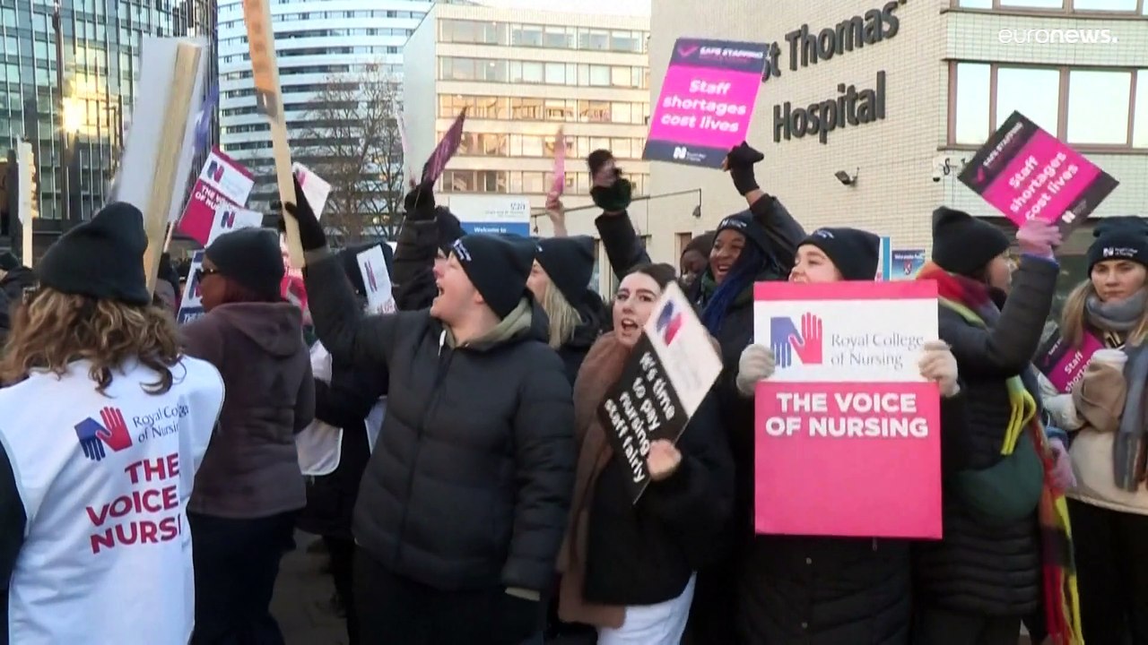 Royaume-Uni : grève inédite des infirmières, à la peine face à l'envolée des prix