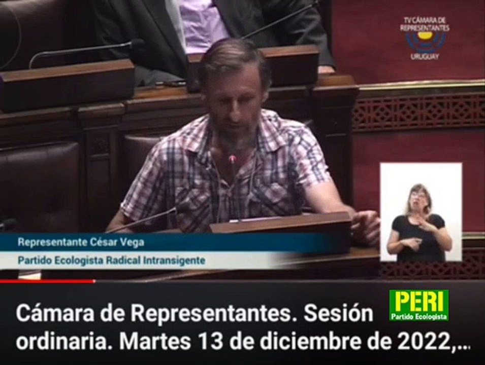 La cruda realidad es ya imparable, un diputado uruguayo denuncia lo que todos sabemos
