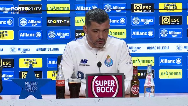 Sérgio Conceição: É mais uma final. Amanhã depende de nós e estamos completamente focados - Conferência completa