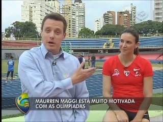 Maurren Maggi segue motivada para ganhar mais uma medalha