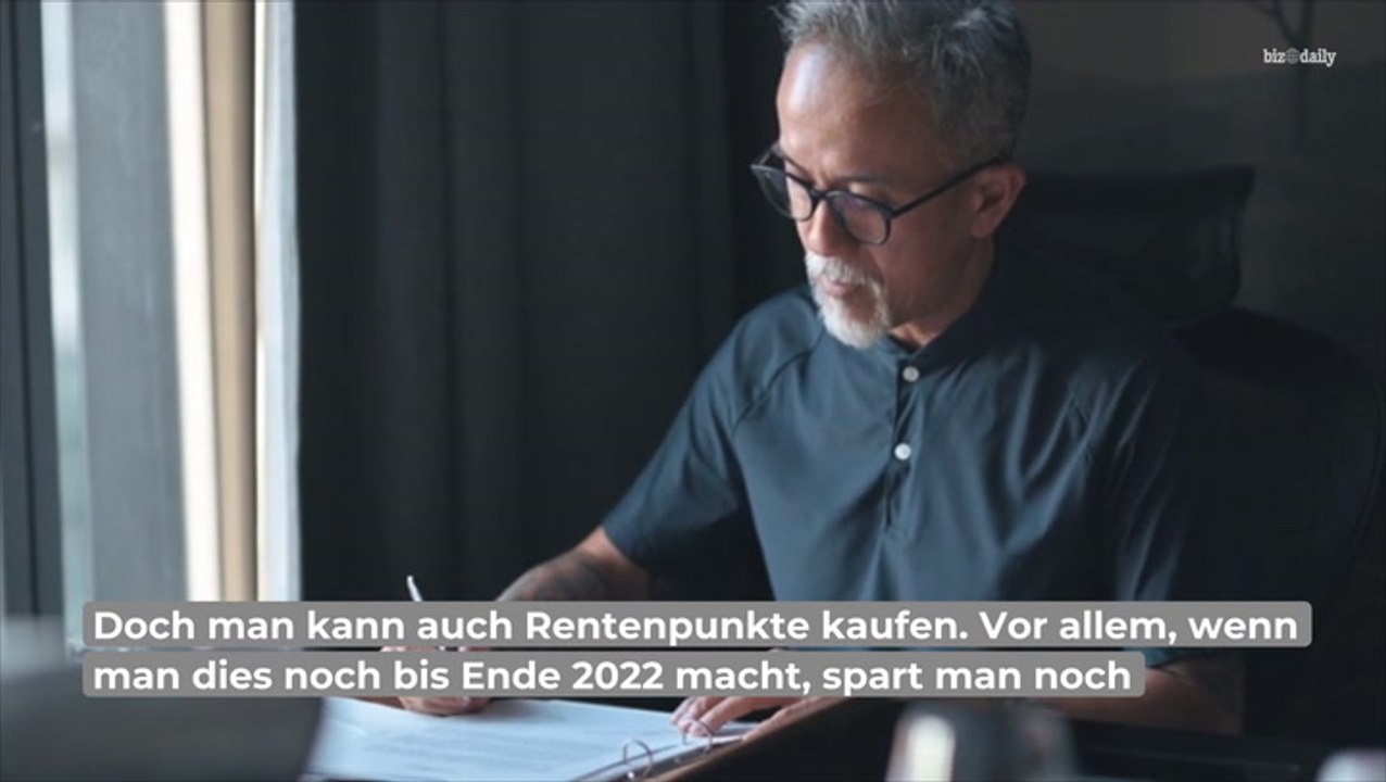 Rentenpunkte kaufen: Warum es 2022 so günstig ist