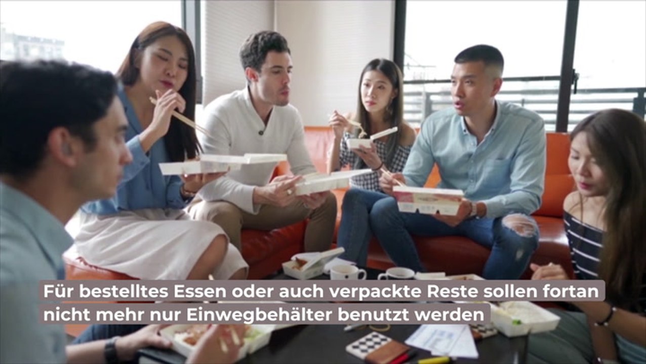Mehrweg wird Pflicht! Das ändert sich bei Restaurants, Lieferdiensten und Caterern