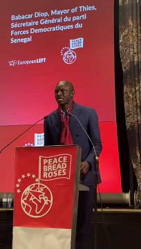 Congrès du Parti de la gauche européenne : Le discours de Dr Babacar Diop