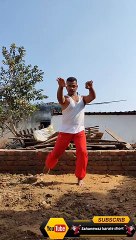 Mae_Geri_and_Yoko_Geri_kick_with_one_leg_balance_#shorts_#shortsvideo_#karate_#viralvideo