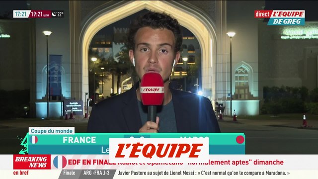 Coman malade et préservé lors de l'entraînement - Foot - CM 2022 - Bleus