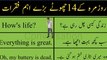 Conversation English speaking with Urdu translation | spoken English