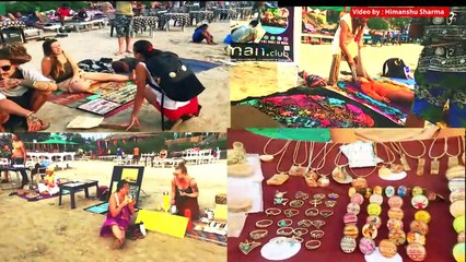 Goa  Arambol Russian flea market with spiritual healing experience