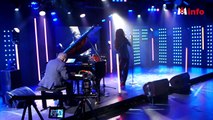 Avant son dernier JT sur M6 pour se consacrer à sa carrière de chanteuse, Kareen Guiock-Thuram s'est produite en live ce soir dans le 19.45