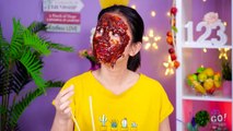 SPICY VS SWEET VS SOUR FOOD CHALLENGE Fire Spicy Noodles! TikTok Food Tricks By 123 GO! CHALLENGE