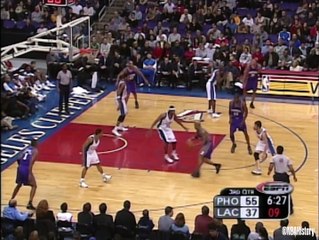 NBAHistory: Amar'e Stoudemire poster slam vs. LAC in 2002