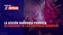 La afición marroquí provoca más altercados en las capitales europeas