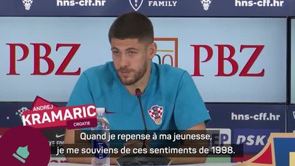 Croatie - Kramaric : "Finir troisièmes comme la génération 1998, ce serait énorme"