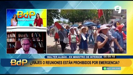 Alván: "Es necesario identificar a grupos que generan caos y no tienen respaldo de la gran mayoría"
