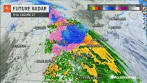 Wintry weather continues across Northeast