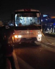 Özel halk otobüsünün çarptığı kadın öldü, annesi yaralandı