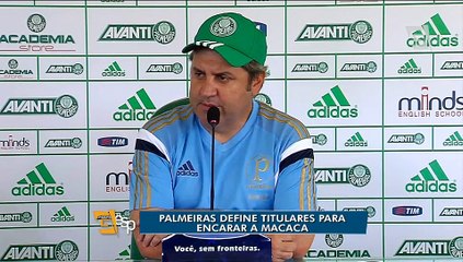 Verdão faz último preparativos para encarar Macaca