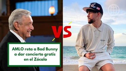 ¿Bad Bunny gratis en el zócalo? AMLO responde