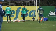 Palmeiras treina e deve ter força máxima contra o Cerro Porteño