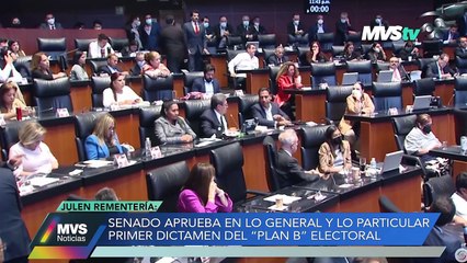 Julen Rementería Coordinador Senadores PAN- Entrevista sobre la aprobación del dictamen del "Plan B" MVS Noticias 15 dic 2022