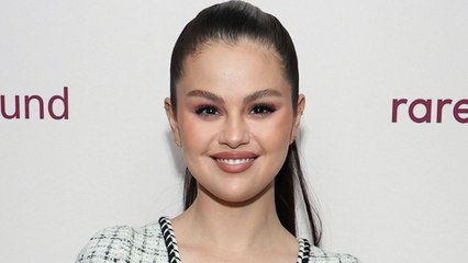 Selena Gomez Embodied Fancy Grandma in a Tweed Minidress and Sky-High Heels