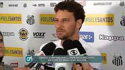 Santos se prepara para desafios no Paulista e na Copa do Brasil