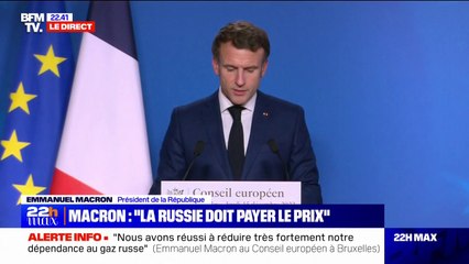 Emmanuel Macron: "Nous avons acté un renforcement de la base industrielle et technologique de la défense européenne"