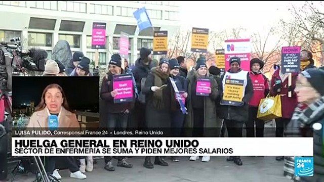 Informe desde Reino Unido: enfermeras emprenden huelga por mejoras salariales