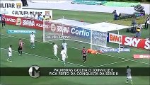 Assista aos gols da vitória do Palmeiras contra o Joinville