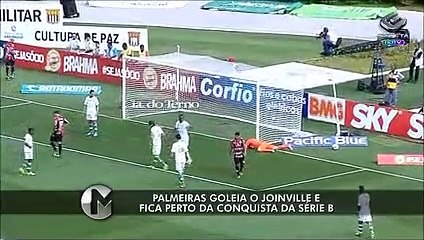 下载视频: Assista aos gols da vitória do Palmeiras contra o Joinville