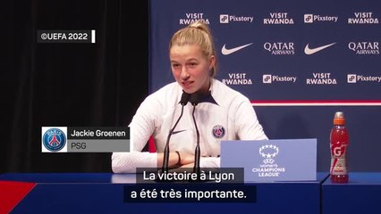 PSG - Groenen : "La victoire à Lyon nous donne confiance avant Madrid"