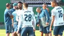 Imagens do treino do Palmeiras desta quarta-feira