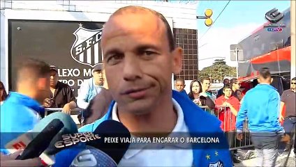 Santos viaja à Espanha para enfrentar o Barcelona